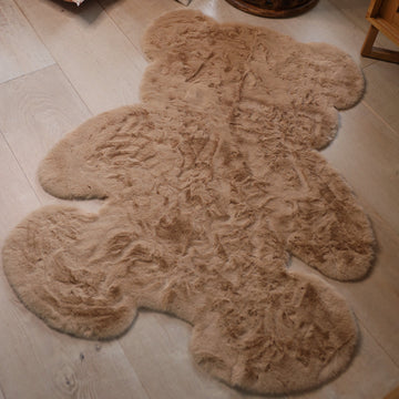 Bear Rug ~ Large Sand