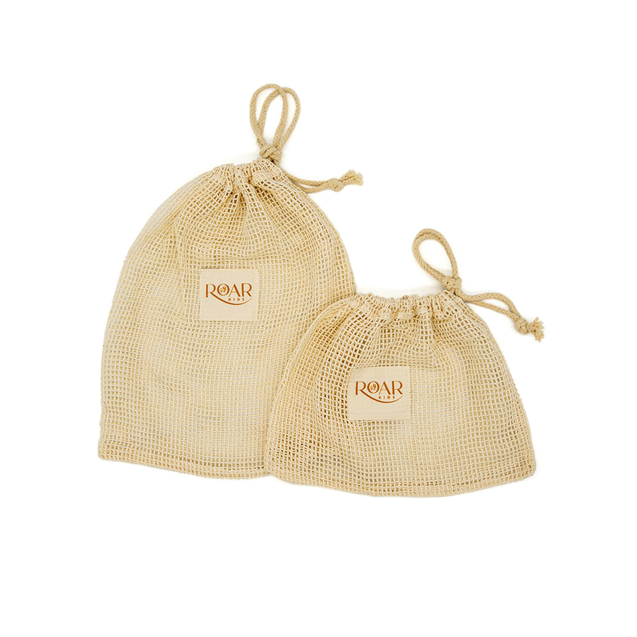 Mesh Cotton Bags - 2 Pack