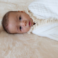 Baby Muslin Wrap ~ Lotus