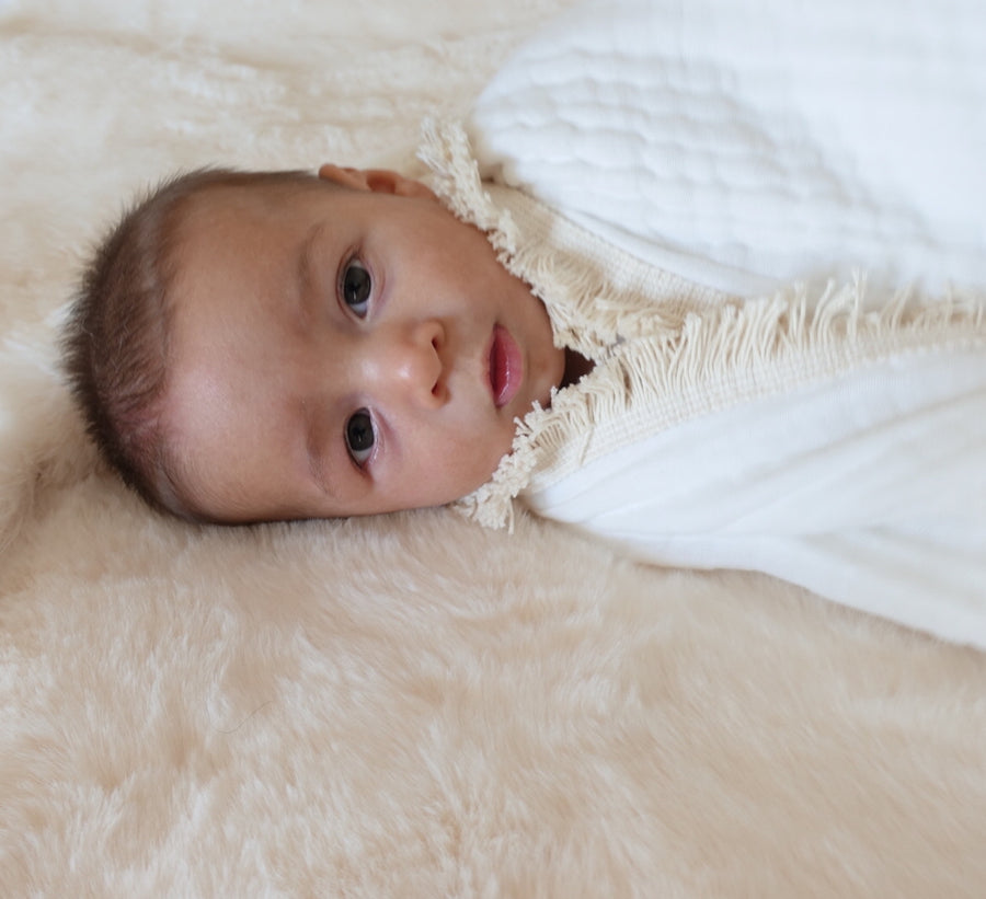 Baby Muslin Wrap ~ Lotus