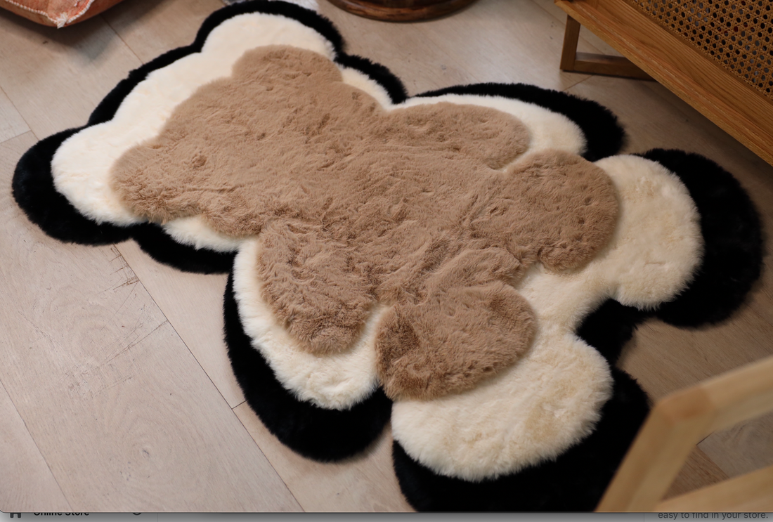 Bear Rug ~ Medium Sand